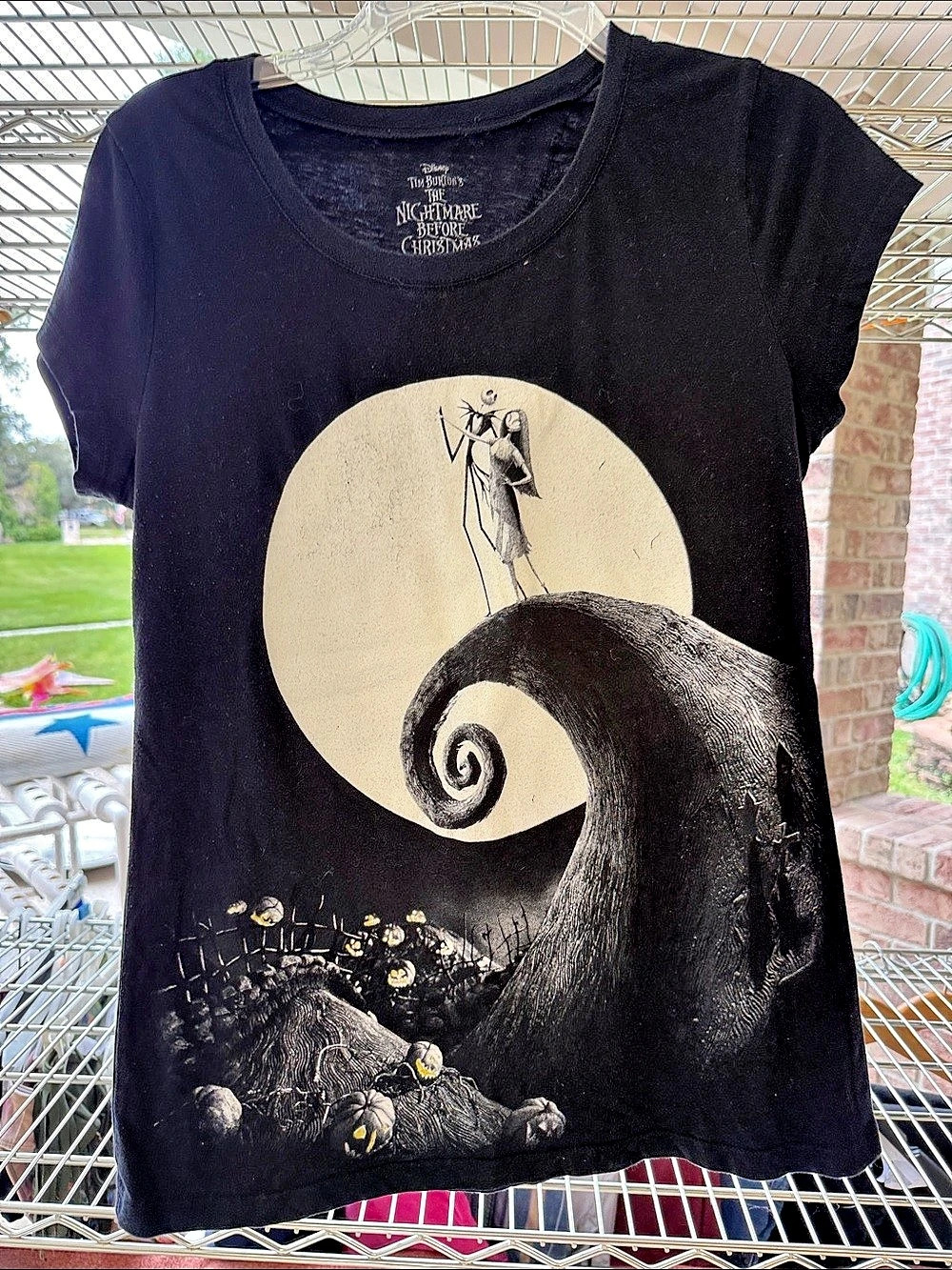 Disney Tim Burton's The Nightmare Before Christmas Jack and Sally Spiral Hill